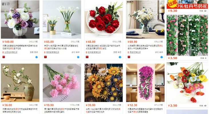 Hướng dẫn tìm và oder xưởng gia công hoa giả Trung Quốc